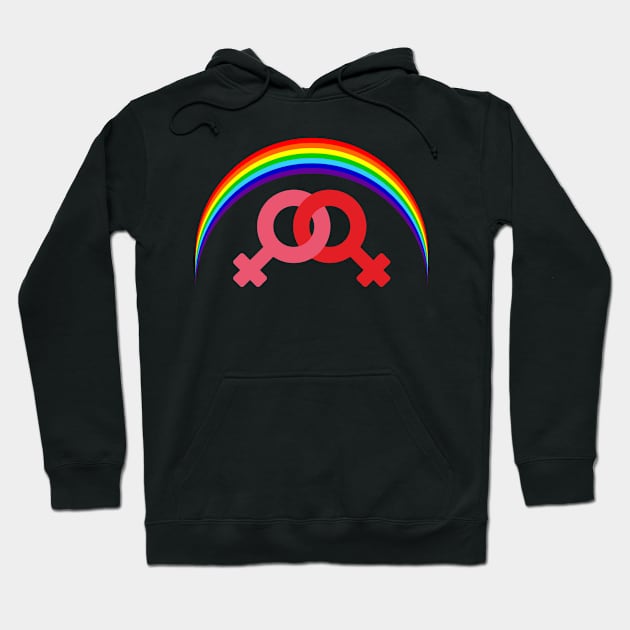 Rainbow Women Hoodie by CasualTeesOfFashion